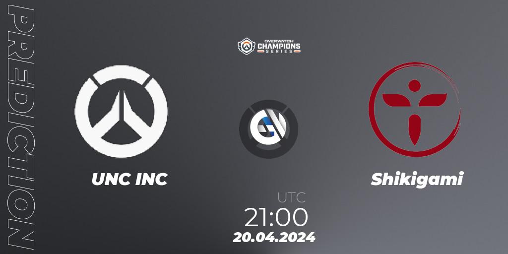 UNC INC vs Shikigami: Betting TIp, Match Prediction. 20.04.24. Overwatch, Overwatch Champions Series 2024 - North America Stage 2 Group Stage