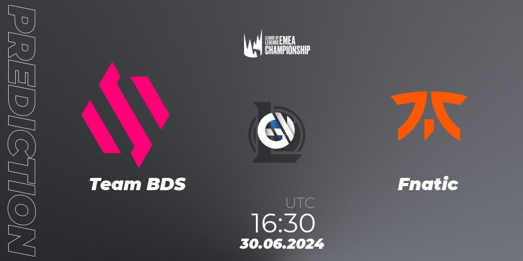 Team BDS vs Fnatic: Betting TIp, Match Prediction. 30.06.2024 at 16:30. LoL, LEC Summer 2024 - Regular Season