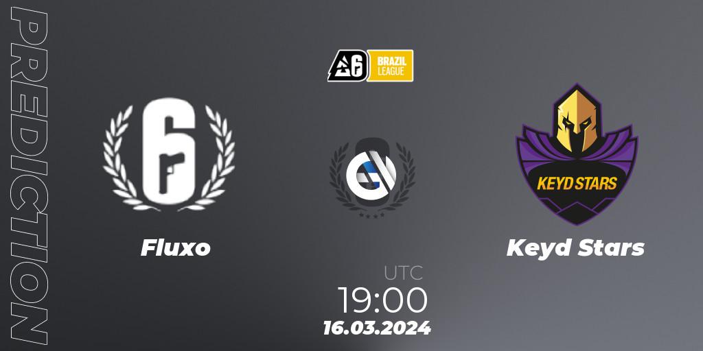 Fluxo vs Keyd Stars: Betting TIp, Match Prediction. 16.03.2024 at 19:00. Rainbow Six, Brazil League 2024 - Stage 1