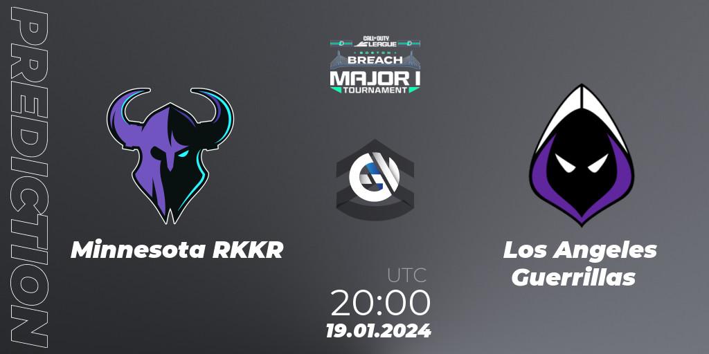 Minnesota RØKKR vs Los Angeles Guerrillas: Betting TIp, Match Prediction. 19.01.2024 at 20:00. Call of Duty, Call of Duty League 2024: Stage 1 Major Qualifiers