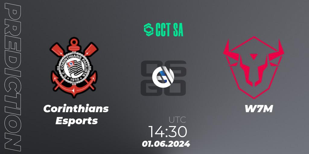 Corinthians Esports vs W7M: Betting TIp, Match Prediction. 01.06.2024 at 14:30. Counter-Strike (CS2), CCT Season 2 South America Series 1