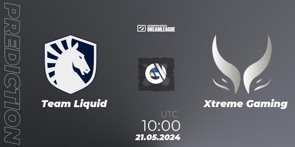 Team Liquid vs Xtreme Gaming: Betting TIp, Match Prediction. 21.05.2024 at 10:20. Dota 2, DreamLeague Season 23