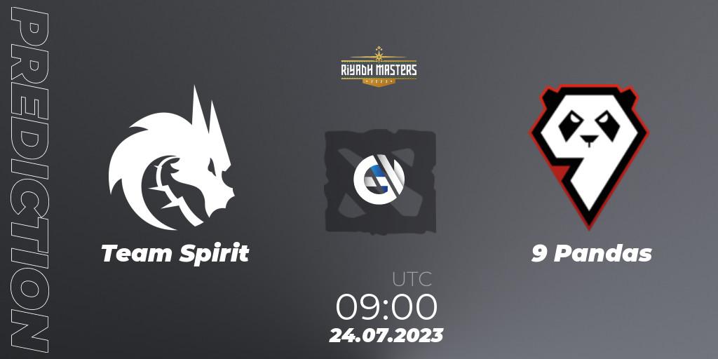 Team Spirit vs 9 Pandas: Betting TIp, Match Prediction. 24.07.2023 at 09:00. Dota 2, Riyadh Masters 2023 - Group Stage