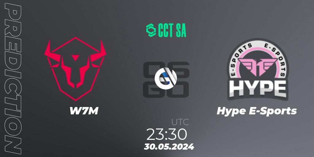W7M vs Hype E-Sports: Betting TIp, Match Prediction. 30.05.2024 at 23:30. Counter-Strike (CS2), CCT Season 2 South America Series 1
