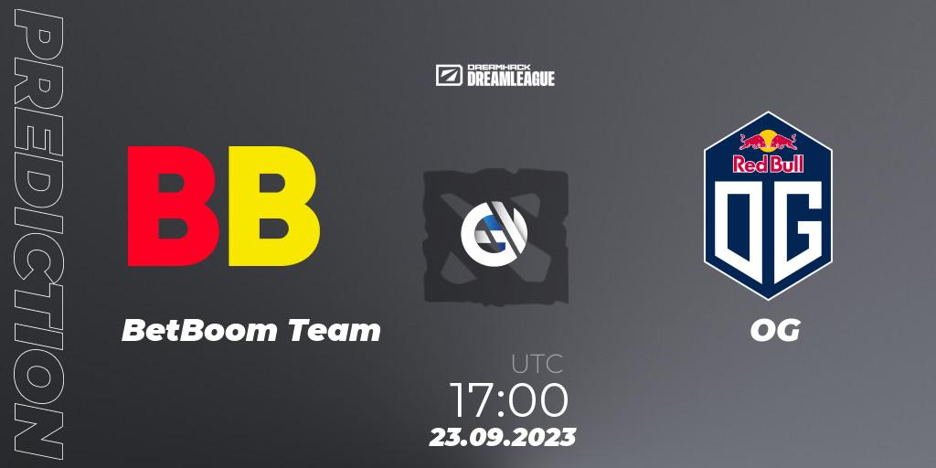 BetBoom Team vs OG: Betting TIp, Match Prediction. 23.09.23. Dota 2, DreamLeague Season 21