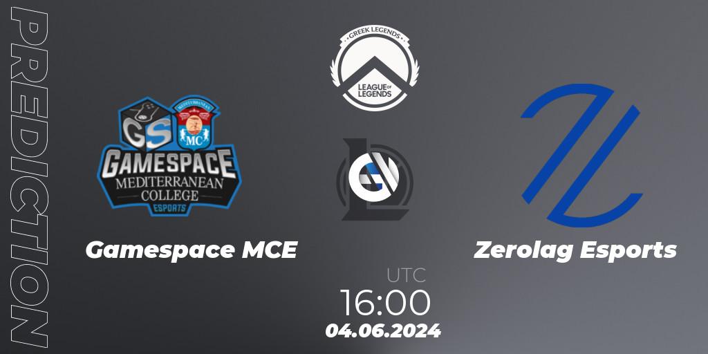 Gamespace MCE vs Zerolag Esports: Betting TIp, Match Prediction. 04.06.2024 at 16:00. LoL, GLL Summer 2024