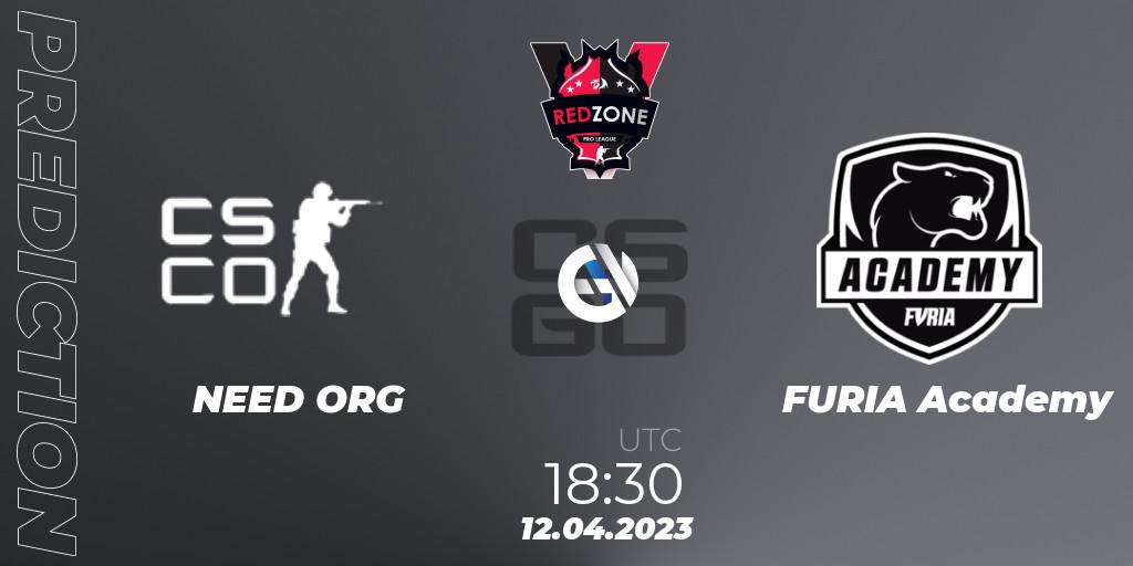 NEED ORG vs FURIA Academy: Betting TIp, Match Prediction. 12.04.2023 at 18:30. Counter-Strike (CS2), RedZone PRO League 2023 Season 2