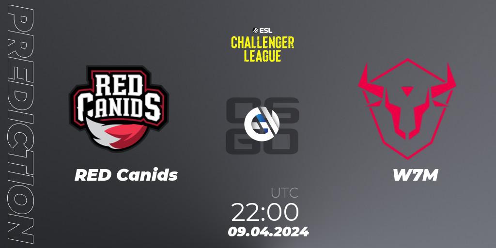 RED Canids vs W7M: Betting TIp, Match Prediction. 09.04.24. CS2 (CS:GO), ESL Challenger League Season 47: South America