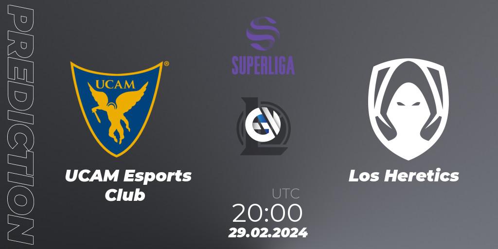 UCAM Esports Club vs Los Heretics: Betting TIp, Match Prediction. 29.02.24. LoL, Superliga Spring 2024 - Group Stage