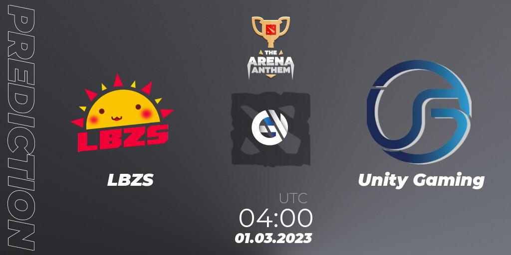 LBZS vs Unity Gaming: Betting TIp, Match Prediction. 01.03.23. Dota 2, The Arena Anthem