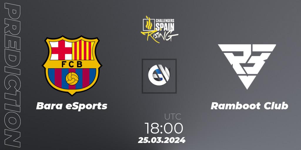 Barça eSports vs Ramboot Club: Betting TIp, Match Prediction. 25.03.24. VALORANT, VALORANT Challengers 2024 Spain: Rising Split 1