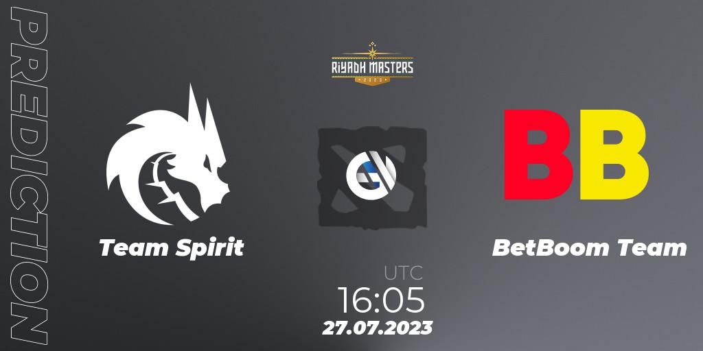 Team Spirit vs BetBoom Team: Betting TIp, Match Prediction. 27.07.23. Dota 2, Riyadh Masters 2023