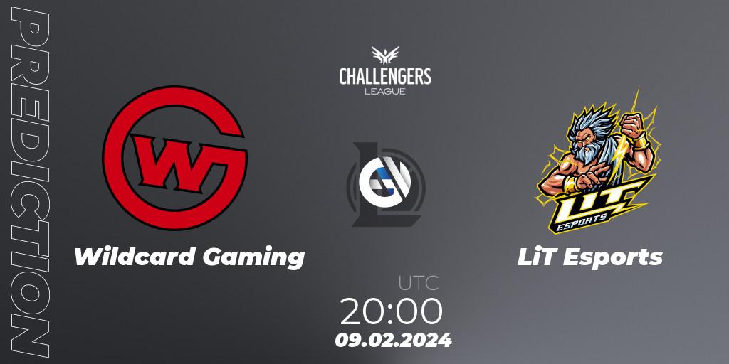 Wildcard Gaming vs LiT Esports: Betting TIp, Match Prediction. 09.02.24. LoL, NACL 2024 Spring - Group Stage