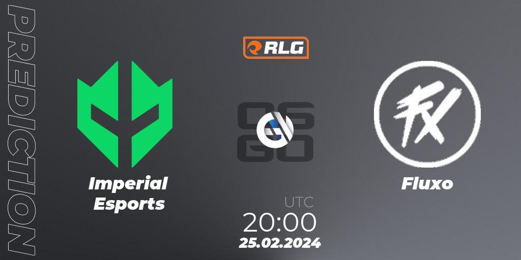 Imperial Esports vs Fluxo: Betting TIp, Match Prediction. 25.02.2024 at 20:00. Counter-Strike (CS2), RES Latin American Series #1