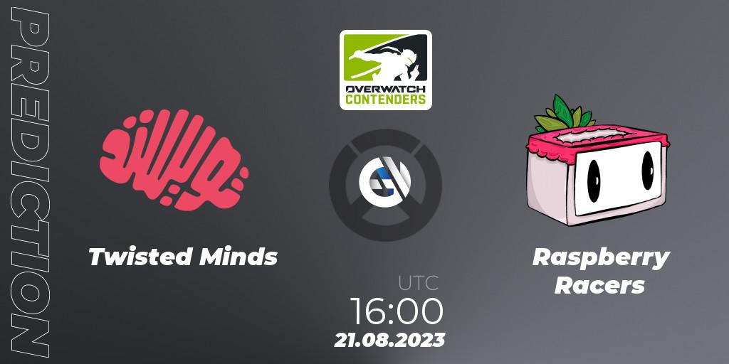 Twisted Minds vs Raspberry Racers: Betting TIp, Match Prediction. 21.08.23. Overwatch, Overwatch Contenders 2023 Summer Series: Europe