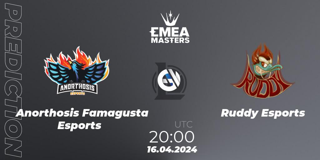 Anorthosis Famagusta Esports vs Ruddy Esports: Betting TIp, Match Prediction. 16.04.24. LoL, EMEA Masters Spring 2024 - Play-In