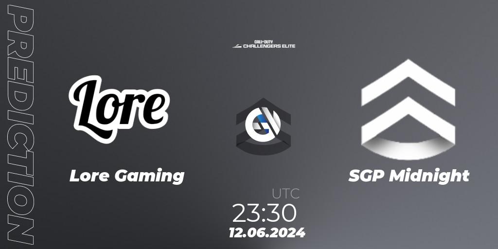 Lore Gaming vs SGP Midnight: Betting TIp, Match Prediction. 12.06.2024 at 22:30. Call of Duty, Call of Duty Challengers 2024 - Elite 3: NA