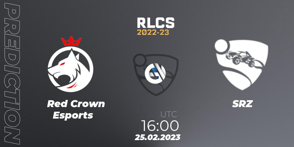 Red Crown Esports vs SRZ: Betting TIp, Match Prediction. 25.02.23. Rocket League, RLCS 2022-23 - Winter: Sub-Saharan Africa Regional 3 - Winter Invitational