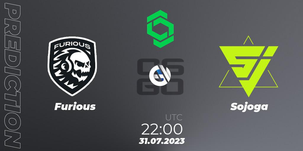 Furious vs Sojoga: Betting TIp, Match Prediction. 31.07.2023 at 22:00. Counter-Strike (CS2), CCT South America Series #9