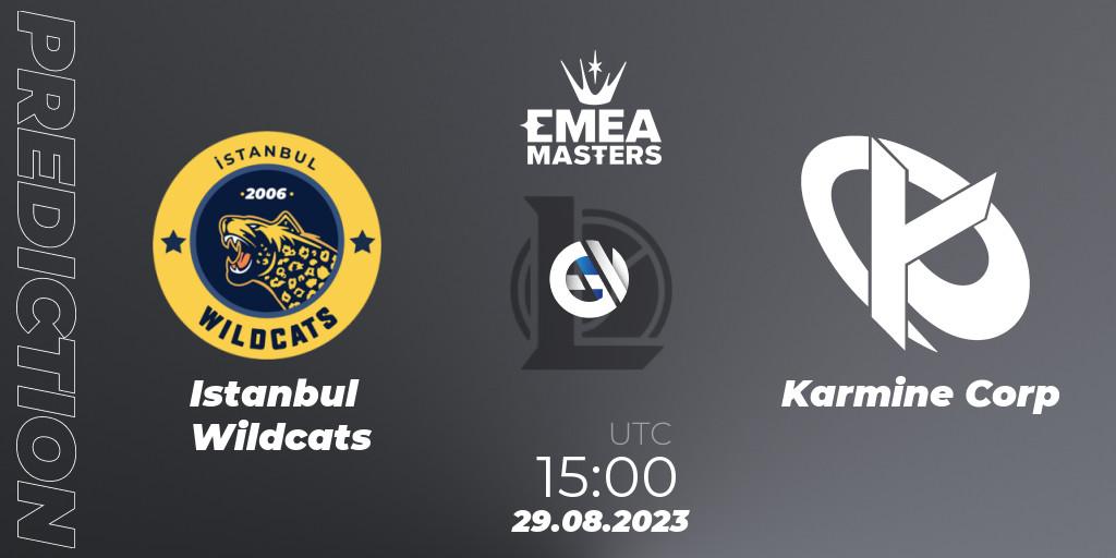Istanbul Wildcats vs Karmine Corp: Betting TIp, Match Prediction. 29.08.23. LoL, EMEA Masters Summer 2023