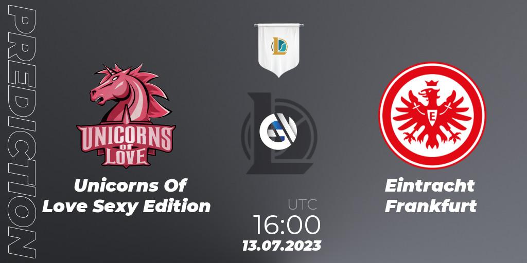 Unicorns Of Love Sexy Edition vs Eintracht Frankfurt: Betting TIp, Match Prediction. 13.07.23. LoL, Prime League Summer 2023 - Group Stage