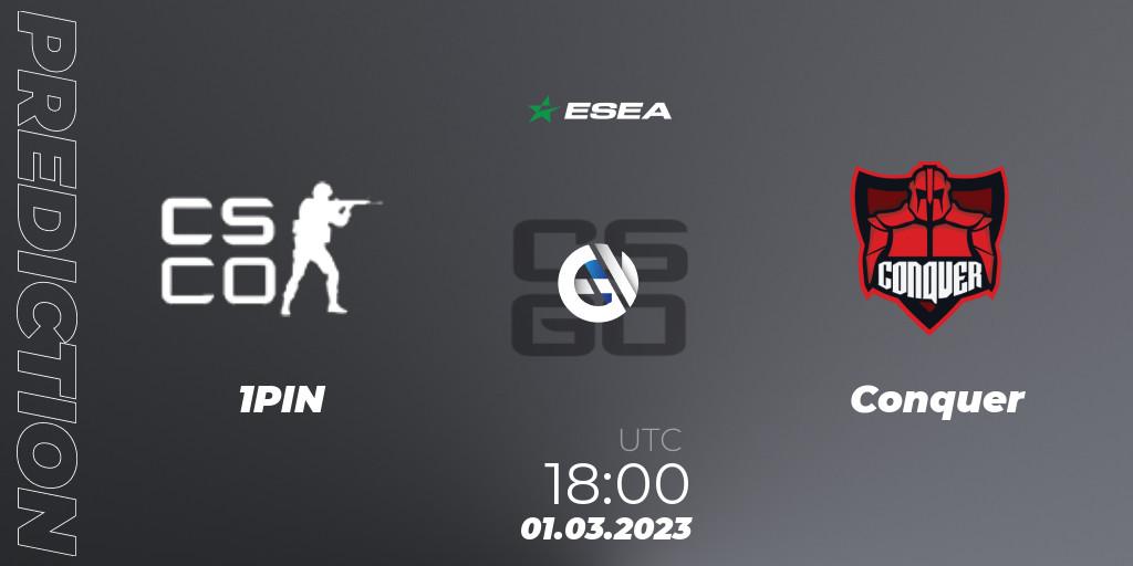 Coalesce vs Conquer: Betting TIp, Match Prediction. 01.03.23. CS2 (CS:GO), ESEA Season 44: Advanced Division - Europe