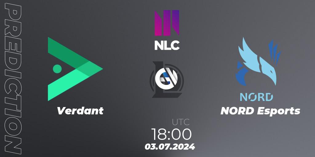 Verdant vs NORD Esports: Betting TIp, Match Prediction. 03.07.2024 at 18:00. LoL, NLC 1st Division Summer 2024