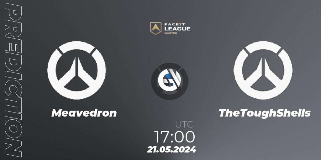 Meavedron vs TheToughShells: Betting TIp, Match Prediction. 21.05.2024 at 17:00. Overwatch, FACEIT League Season 1 - EMEA Master Road to EWC