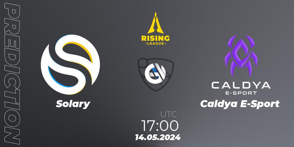 Solary vs Caldya E-Sport: Betting TIp, Match Prediction. 14.05.2024 at 17:00. Rocket League, Rising League 2024 — Split 1 — Main Event