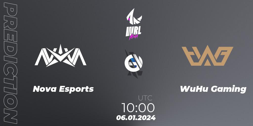 Nova Esports vs WuHu Gaming: Betting TIp, Match Prediction. 06.01.24. Wild Rift, WRL Asia 2023 - Season 2: China Conference
