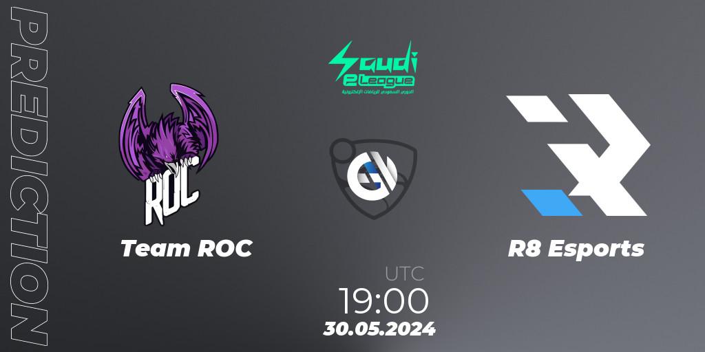 Team ROC vs R8 Esports: Betting TIp, Match Prediction. 30.05.2024 at 19:00. Rocket League, Saudi eLeague 2024 - Major 2: Online Major Phase 2