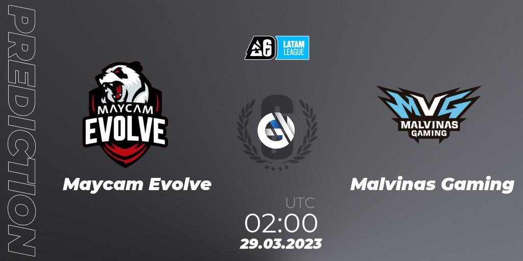 Maycam Evolve vs Malvinas Gaming: Betting TIp, Match Prediction. 29.03.23. Rainbow Six, LATAM League 2023 - Stage 1