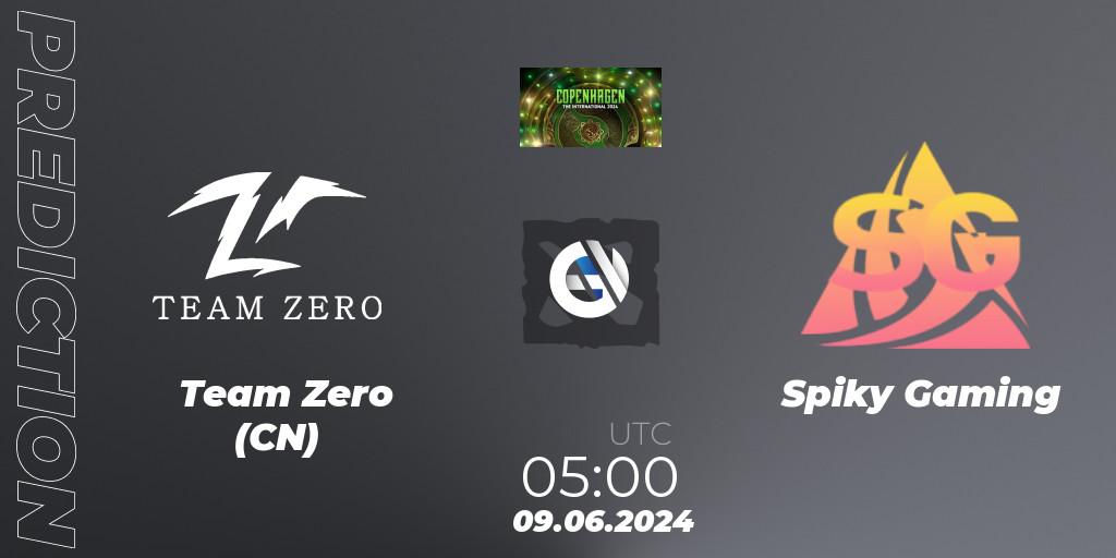 Team Zero (CN) vs Spiky Gaming: Betting TIp, Match Prediction. 09.06.2024 at 05:00. Dota 2, The International 2024 - China Closed Qualifier