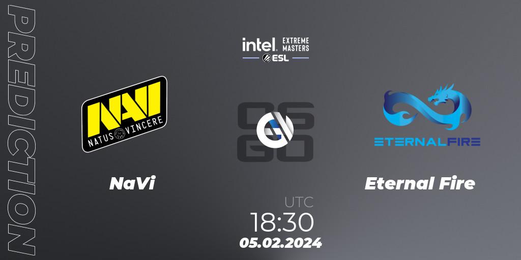 NaVi vs Eternal Fire: Betting TIp, Match Prediction. 05.02.2024 at 18:45. Counter-Strike (CS2), IEM Katowice 2024