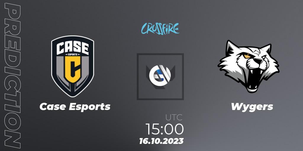 Case Esports vs Wygers: Betting TIp, Match Prediction. 16.10.2023 at 15:00. VALORANT, LVP - Crossfire Cup 2023: Contenders #2