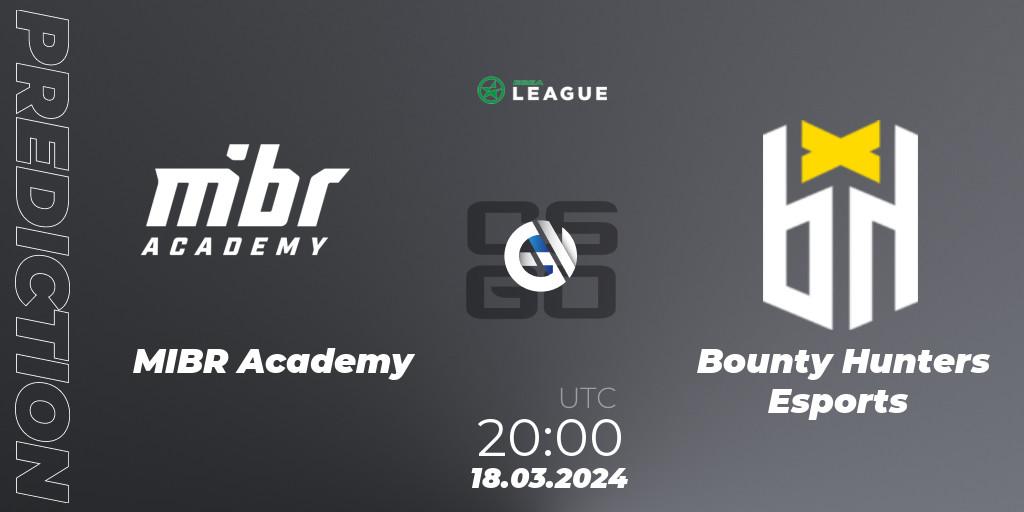 MIBR Academy vs Bounty Hunters Esports: Betting TIp, Match Prediction. 18.03.24. CS2 (CS:GO), ESEA Season 48: Open Division - South America