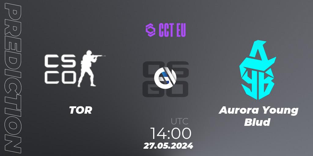 TOR vs Aurora Young Blud: Betting TIp, Match Prediction. 27.05.2024 at 14:00. Counter-Strike (CS2), CCT Season 2 Europe Series 5 Closed Qualifier