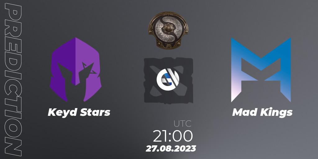 Keyd Stars vs Mad Kings: Betting TIp, Match Prediction. 22.08.2023 at 16:02. Dota 2, The International 2023 - South America Qualifier