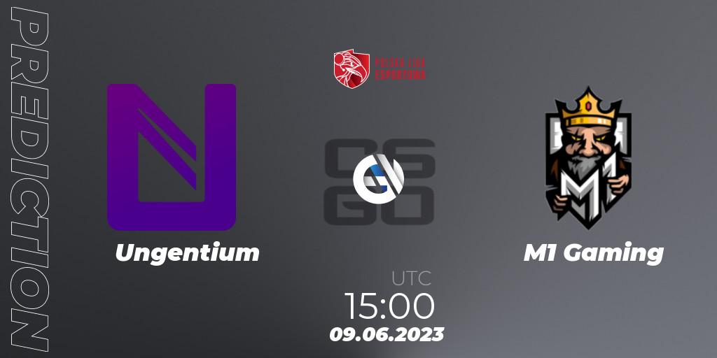 Ungentium vs M1 Gaming: Betting TIp, Match Prediction. 09.06.2023 at 15:00. Counter-Strike (CS2), Polish Esports League 2023 Split 2