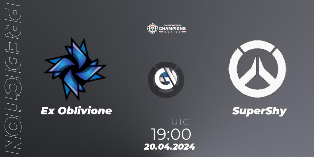 Ex Oblivione vs SuperShy: Betting TIp, Match Prediction. 20.04.24. Overwatch, Overwatch Champions Series 2024 - EMEA Stage 2 Group Stage