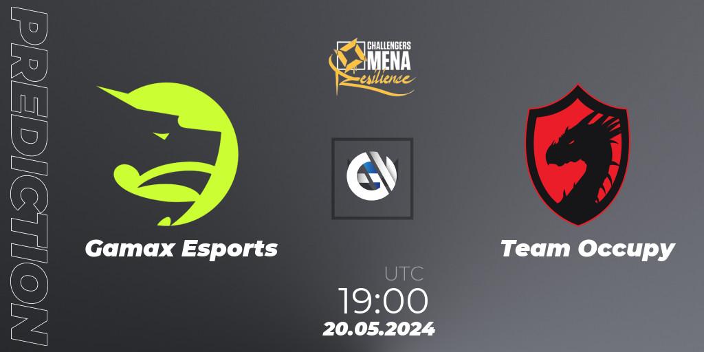 Gamax Esports vs Team Occupy: Betting TIp, Match Prediction. 20.05.2024 at 19:00. VALORANT, VALORANT Challengers 2024 MENA: Resilience Split 2 - Levant and North Africa