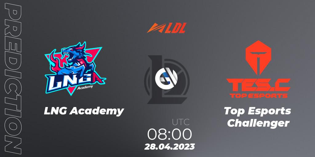 LNG Academy vs Top Esports Challenger: Betting TIp, Match Prediction. 28.04.23. LoL, LDL 2023 - Regular Season - Stage 2