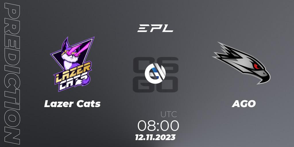 Lazer Cats vs AGO: Betting TIp, Match Prediction. 12.11.23. CS2 (CS:GO), European Pro League Season 12: Division 2