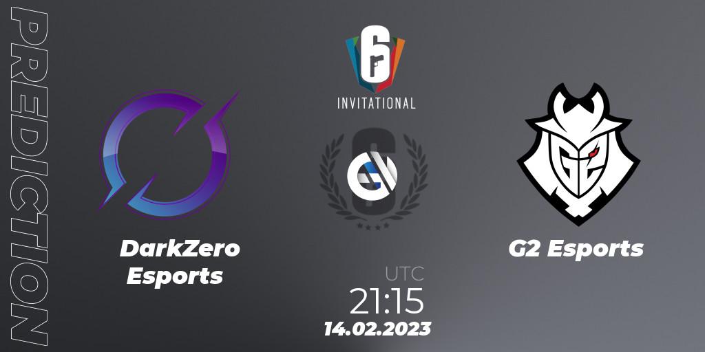DarkZero Esports vs G2 Esports: Betting TIp, Match Prediction. 14.02.23. Rainbow Six, Six Invitational 2023