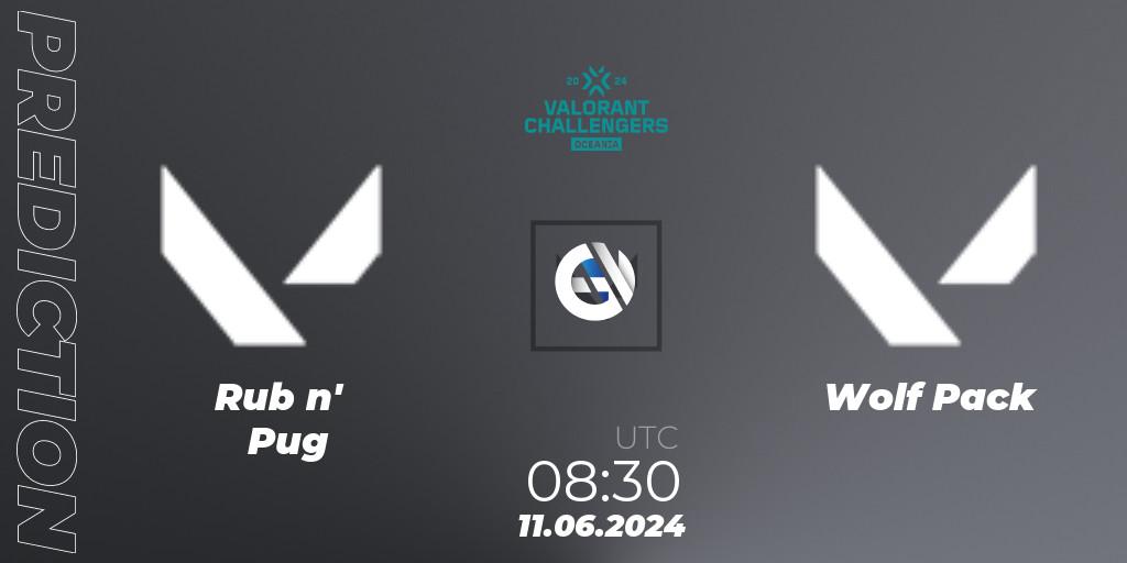 Rub n' Pug vs Wolf Pack: Betting TIp, Match Prediction. 11.06.2024 at 08:30. VALORANT, VALORANT Challengers 2024 Oceania: Split 2