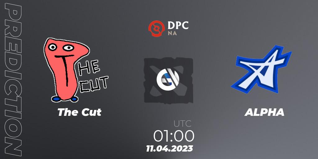 The Cut vs ALPHA: Betting TIp, Match Prediction. 11.04.2023 at 00:59. Dota 2, DPC 2023 Tour 2: NA Division II (Lower)