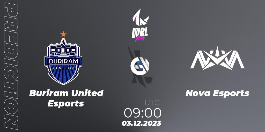 Buriram United Esports vs Nova Esports: Betting TIp, Match Prediction. 03.12.23. Wild Rift, WRL Asia 2023 - Season 2 - Regular Season