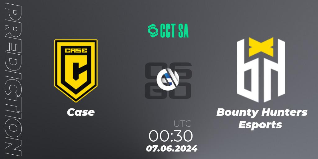 Case vs Bounty Hunters Esports: Betting TIp, Match Prediction. 07.06.2024 at 00:30. Counter-Strike (CS2), CCT Season 2 South America Series 1