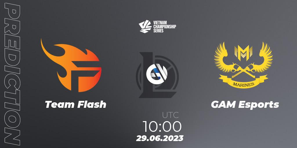 Team Flash vs GAM Esports: Betting TIp, Match Prediction. 29.06.23. LoL, VCS Dusk 2023