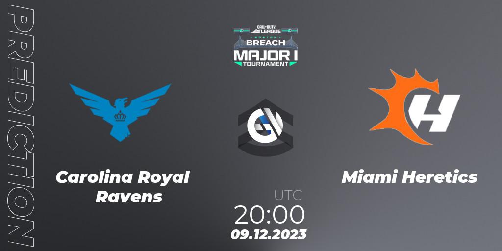 Carolina Royal Ravens vs Miami Heretics: Betting TIp, Match Prediction. 09.12.2023 at 20:00. Call of Duty, Call of Duty League 2024: Stage 1 Major Qualifiers